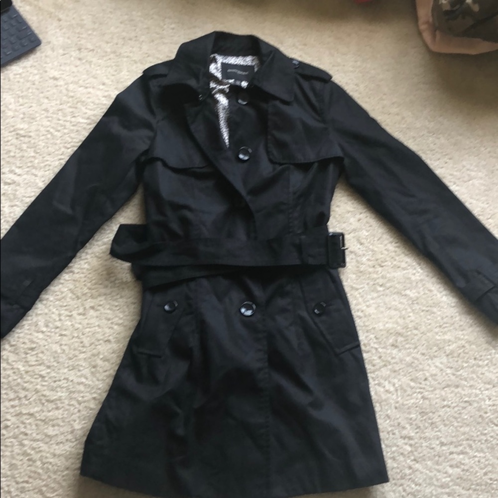 Banana republic Petite xs black coat